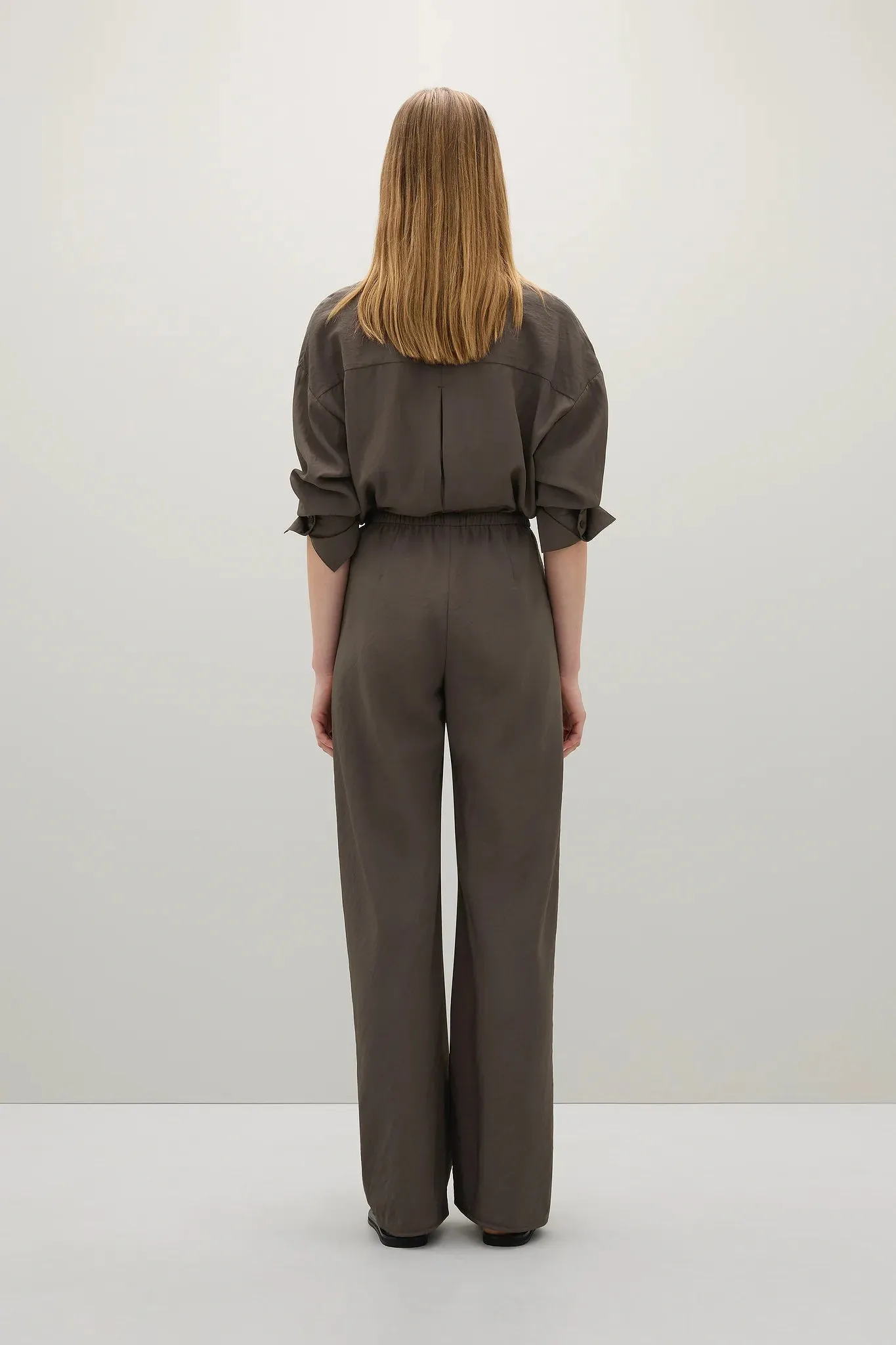A Emery Estee Bias Pant Parachute in Ash