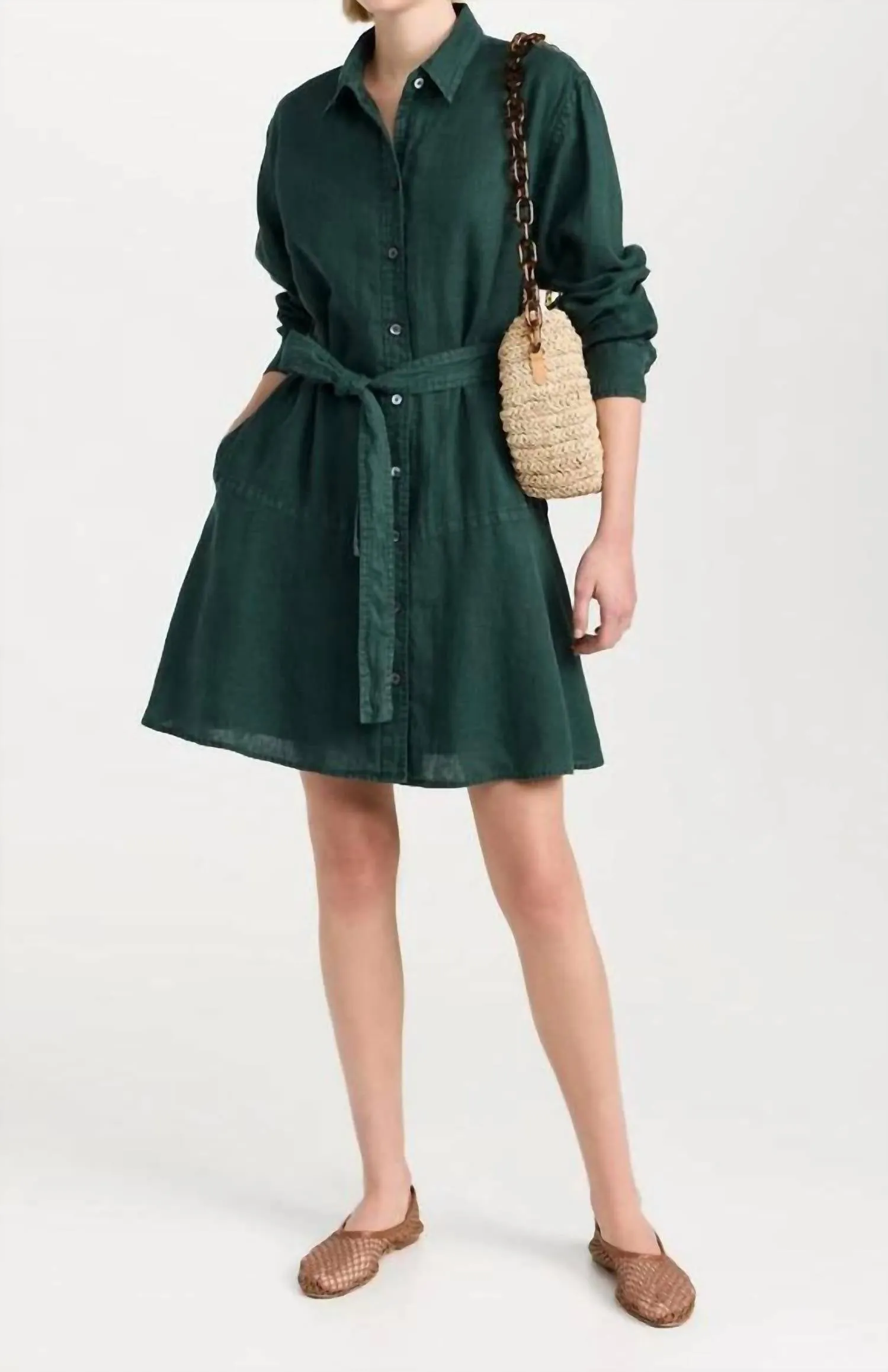 Alex Mill - Lili Shirt Dress In Linen