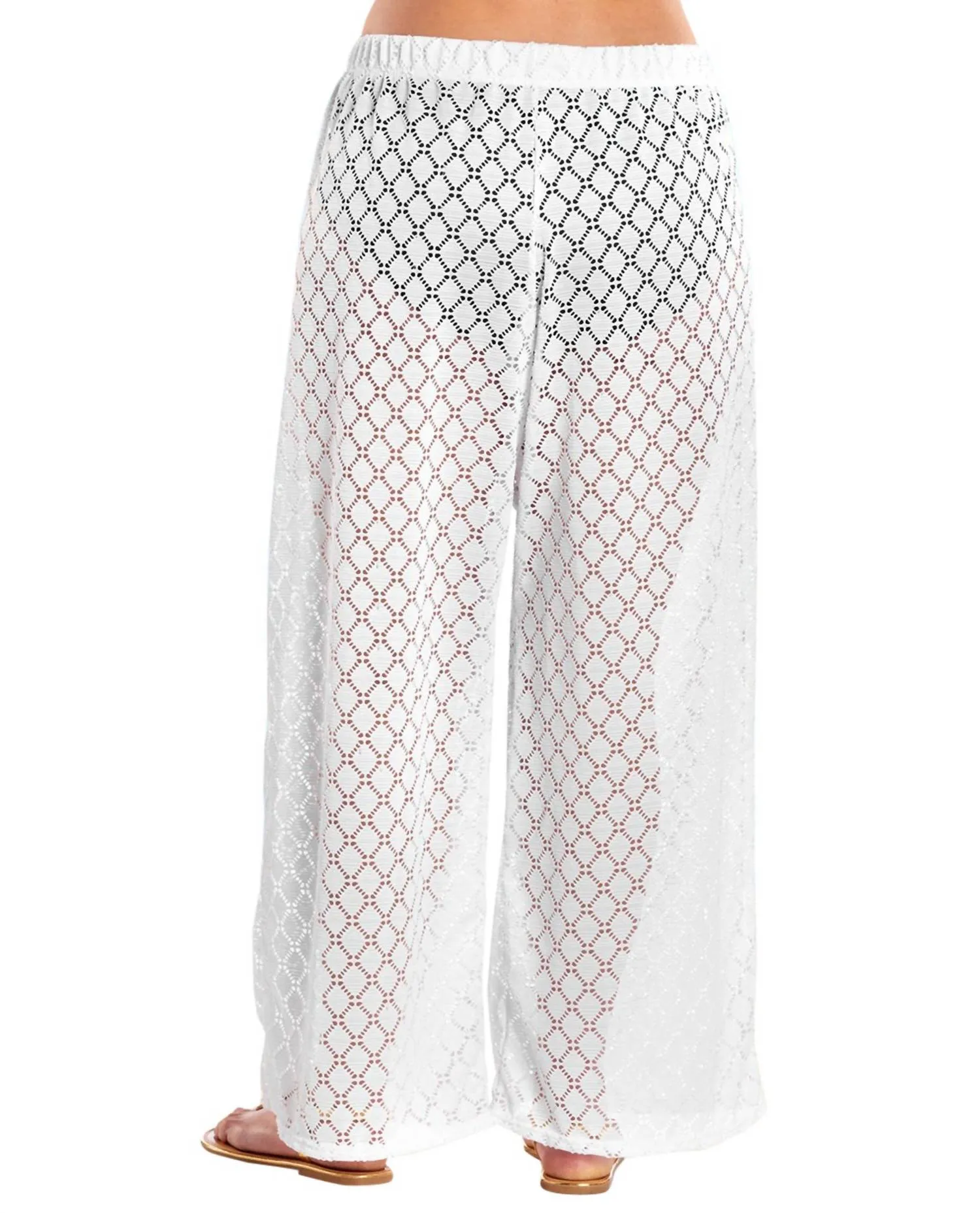 Always For Me - Plus Size Lattice Beach Cover Up Pants