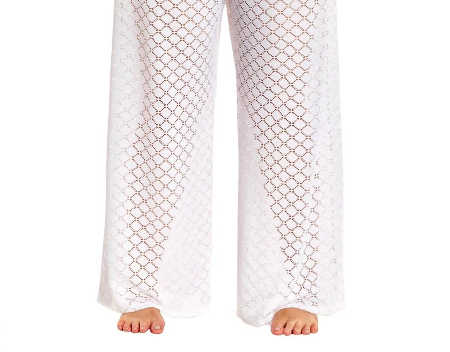 Always For Me - Plus Size Lattice Beach Cover Up Pants
