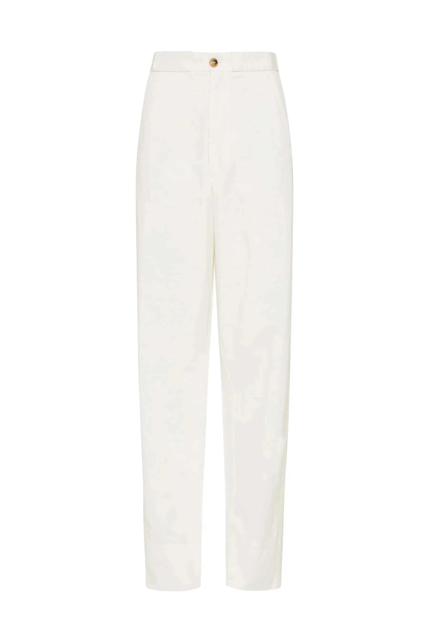 Bassike Waistband Detail Vacation Pant - Natural