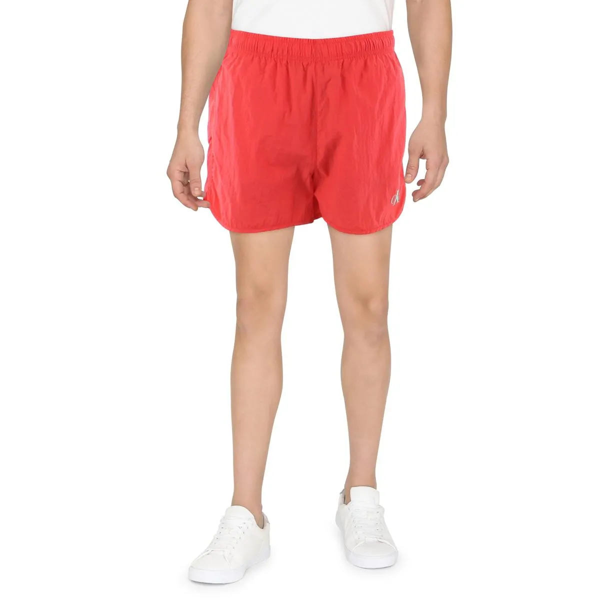 Calvin Klein Mens Pride Logo Above Knee Flat Front