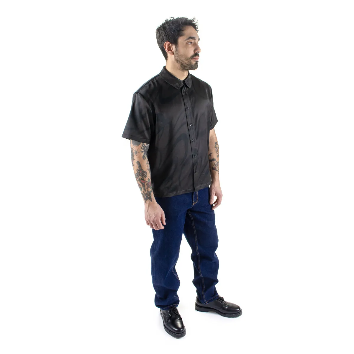 Chilling Satin Shirt