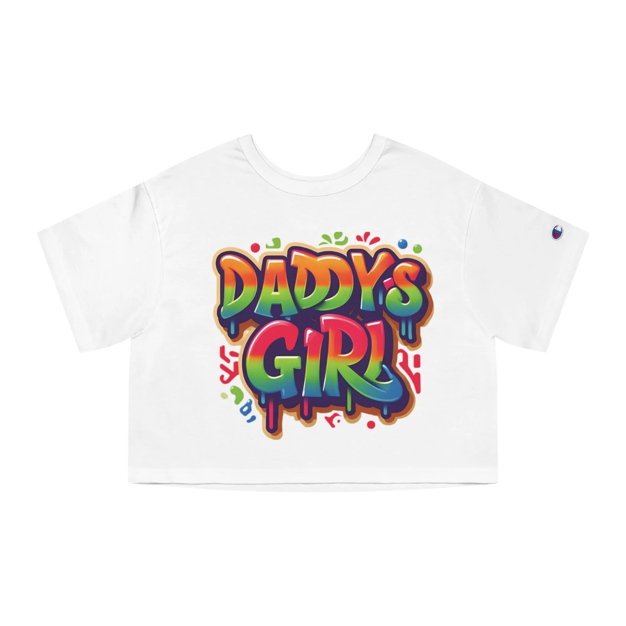 Daddy's Girl Champion Cropped T-Shirt