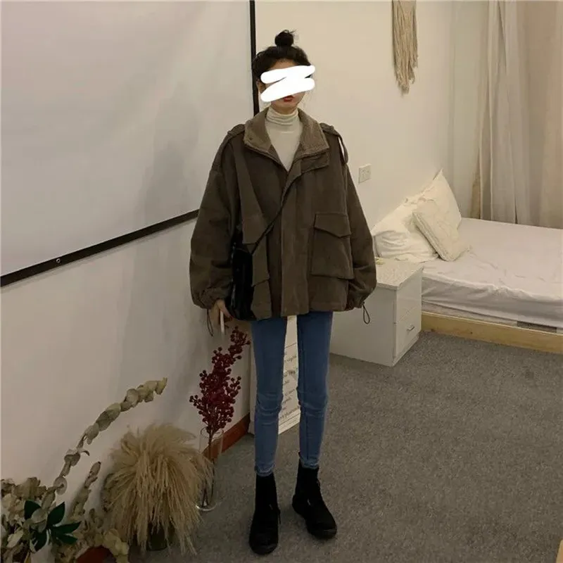 Harajuku Harmony Retro Warmth Coat