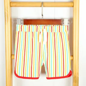 Kids organic Cotton Soft Vertical Striped Printed Short (11914)