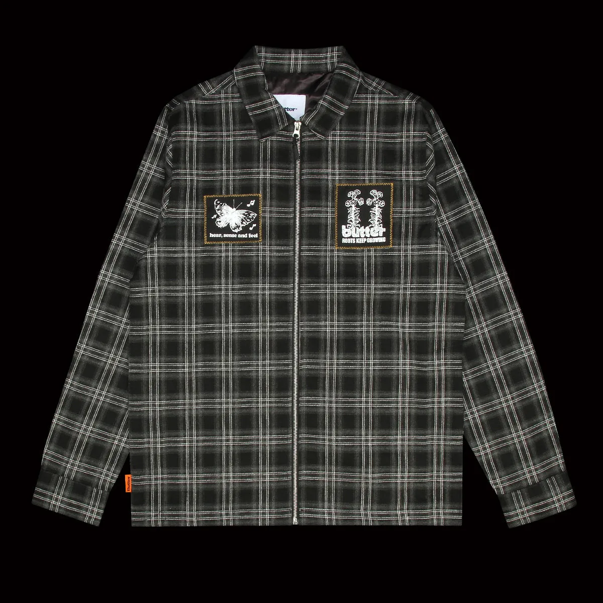 Melody Plaid Zip Overshirt