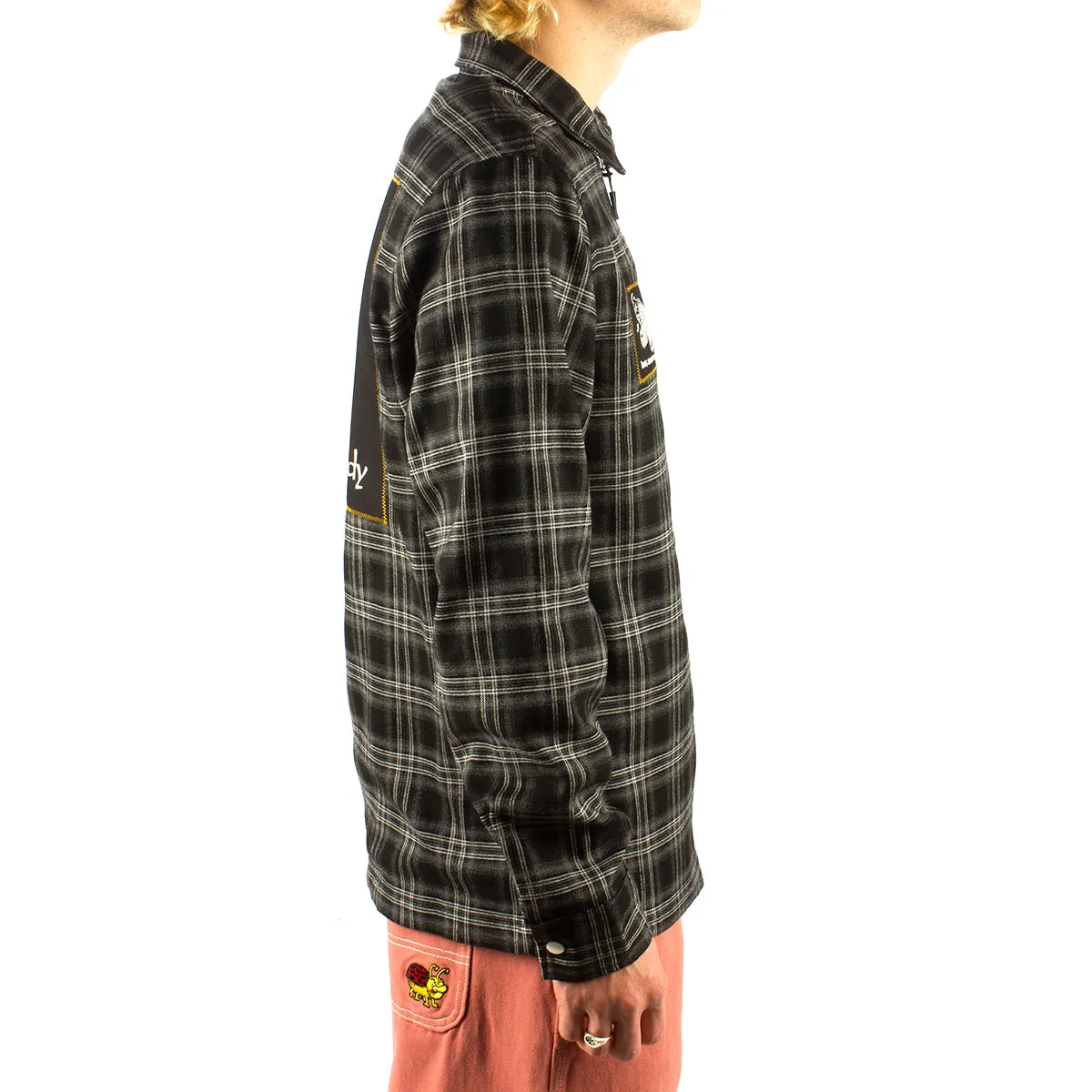 Melody Plaid Zip Overshirt