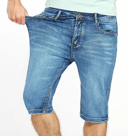 Men Jean Shorts Pants