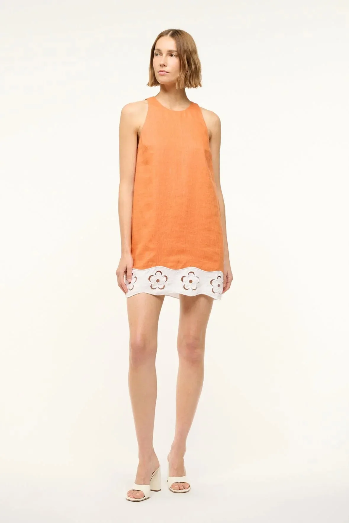 Mika Linen Dress Apricot