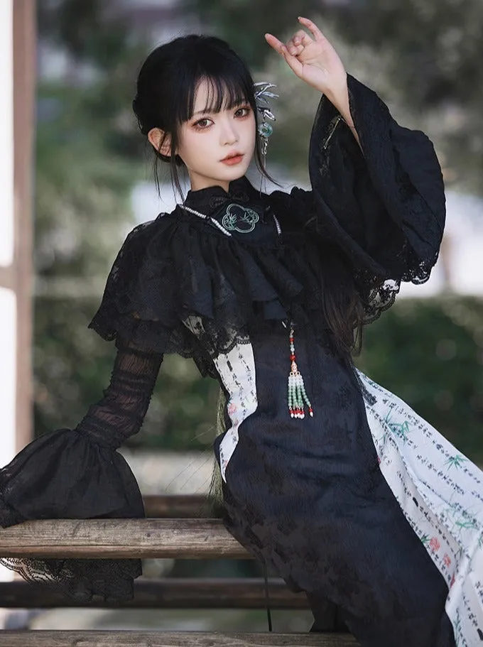 Multi Shawl Reservations Lolita Frilled   Wear Top