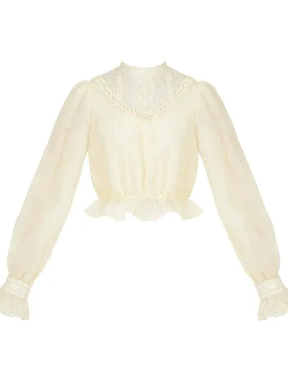 Multi Shawl Reservations Lolita Frilled   Wear Top