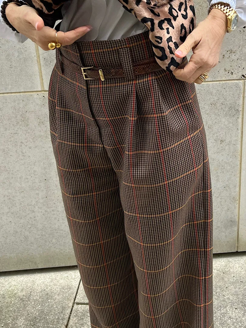 PANTS ALDA "CHECKS"