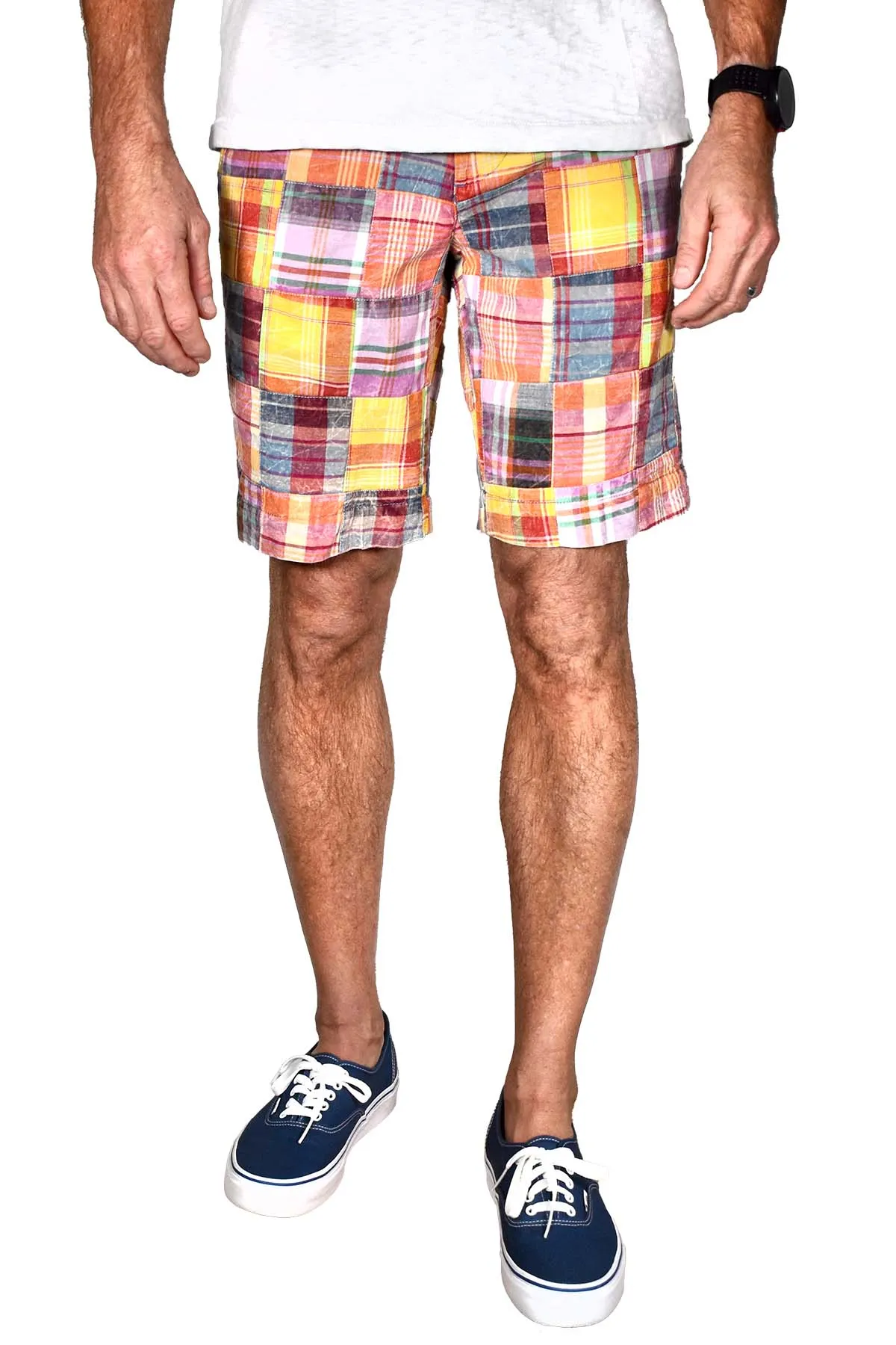 Patch Madras Short Auburn