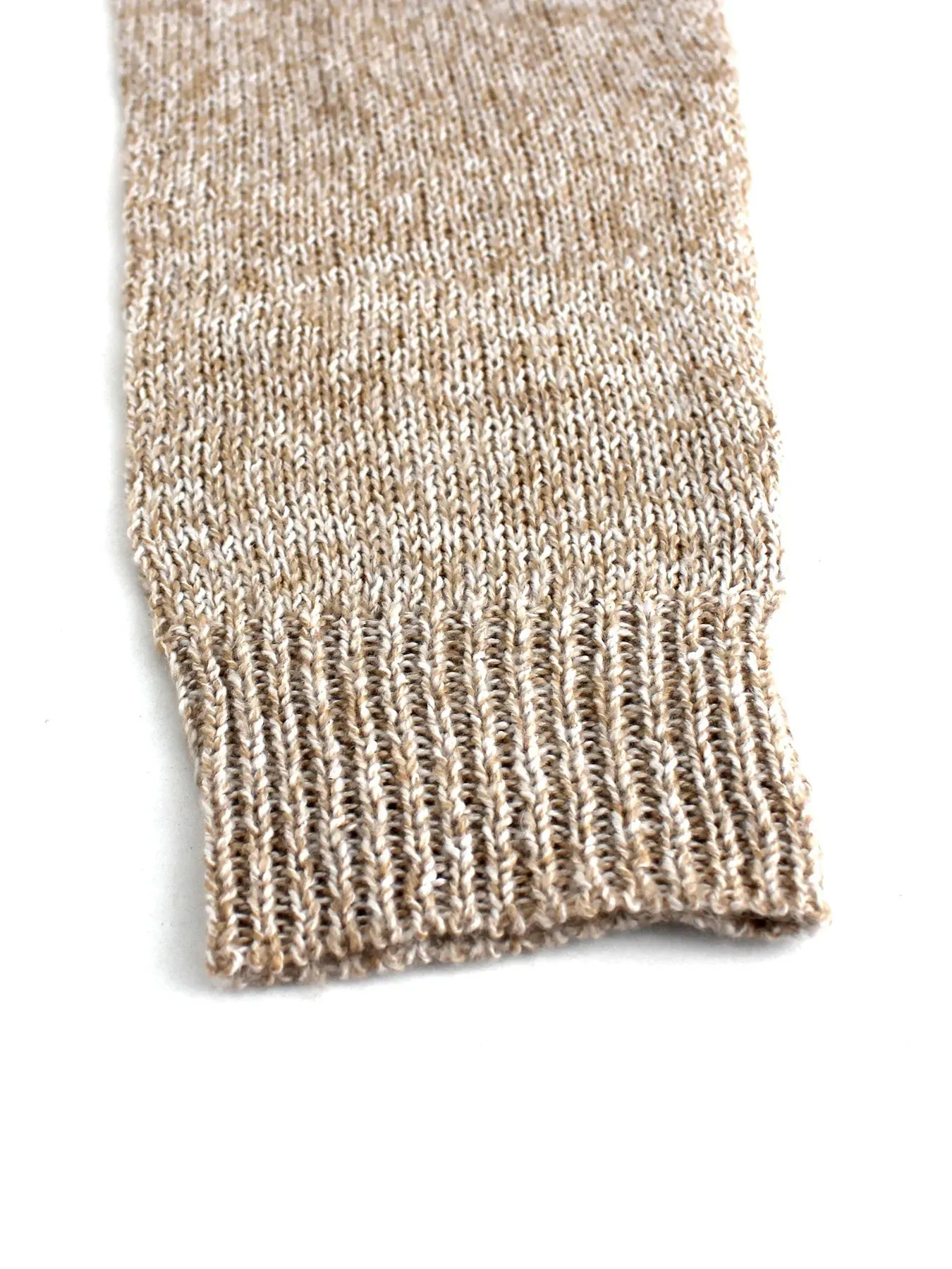Women Elegant Draped Asymmetrical Fringe Sweater
