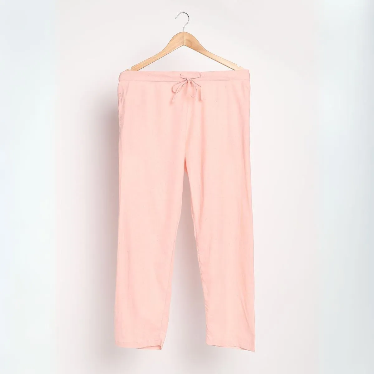 Women's Everyday Cotton Pants | Lightweight & Comfort Fit | Pastel Pink